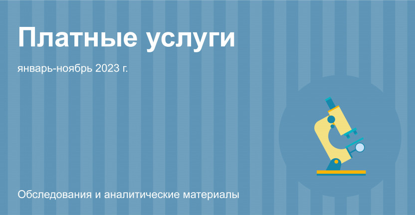 Платные услуги Москвы в январе-ноябре 2023 г.